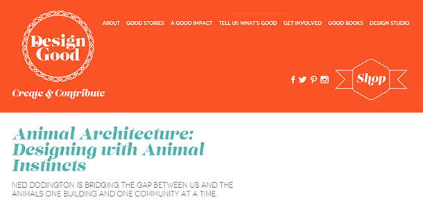 http://designgood.com/animal-architecture/